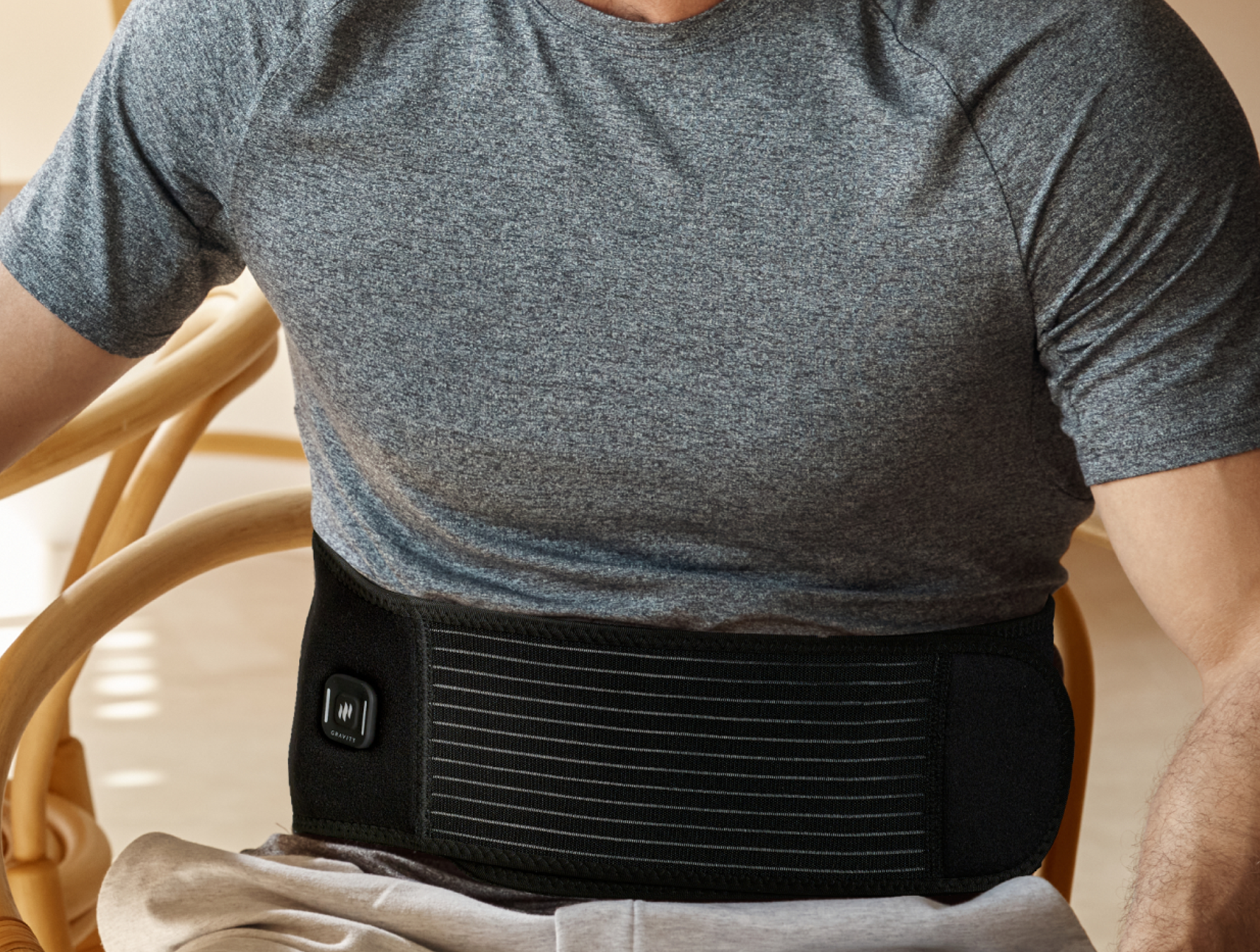 Heated Back Brace Wrap for Lower Back Pain Relief, Oramuon